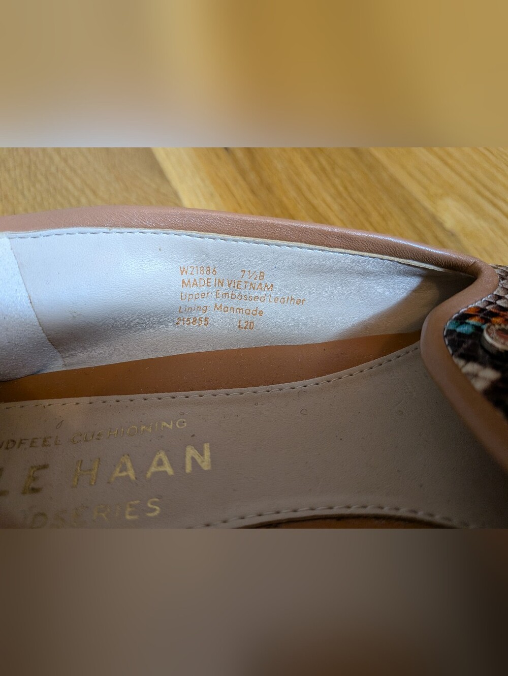 Cole Haan Cloudfeel All-Day Loafers multicolor Berta Snake Print - Picture 6 of 8